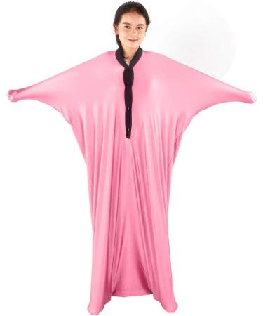 Sensory Stretchy Body Sock for Autism Anxiety - Deep Pressure Simulation Blanket - Small 47x27 Pink - Buy Online on GoSupps.com