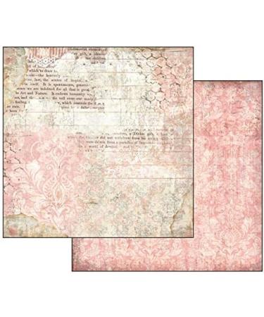 Stamperia International KFT Paper Pad 12x12 10pk Dream Pink Blue - 12x12-Inch Pink Blue Design - Buy Online on GoSupps.com