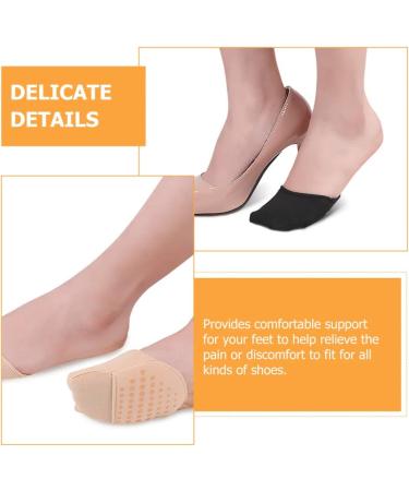 Invisible Forefoot Socks for Women - 4 Pairs High Heel Cushions & Insoles - Dressy Foot Pads for Comfortable High Heels - Buy Online on GoSupps.com