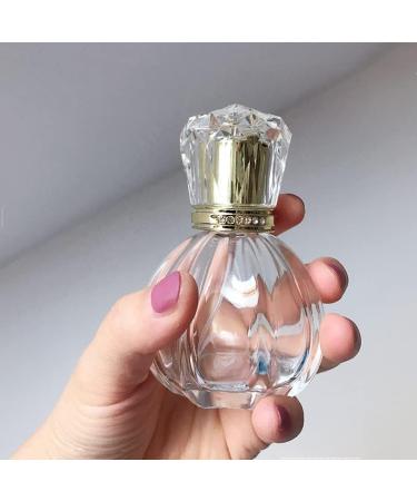 Vintage Pumpkin Shape 50ml Perfume Bottle - Refillable Glass Atomizer with Fine Mist Sprayer - International Shipping Available - Buy Online on GoSupps.com