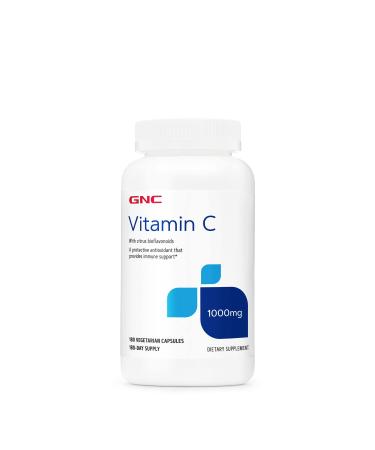 GNC Vitamin C 1000mg 180 Capsules Supports Healthy Immune System 180 Servings (Pack of 1) - Buy Online on GoSupps.com