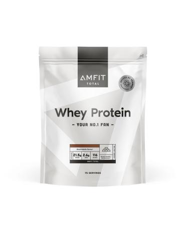 Amazon Brand - Amfit Nutrition Whey Protein Powder Strawberry Milkshake Flavour 33 Servings 1 kg (Pack of 1)