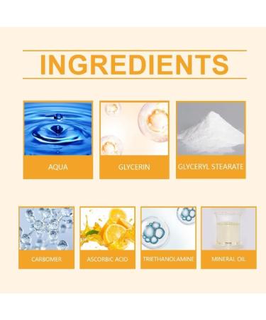 Multi Vitamin C Face Cream Brightening Moisturizing Makeup Cream for Even Skin Tone Radiant and Smooth Complexion Nourishing Hydration 30g - Buy Online on GoSupps.com