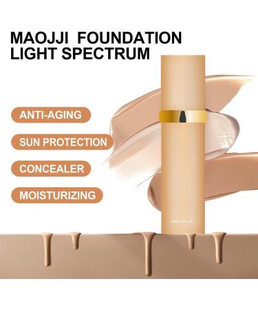 Iridescent foundation natural moisturizing primer 30g iridescent moisturizing and smudge-proof foundation to correct dark circles under the eyes sun protection dry skin - Buy Online on GoSupps.com