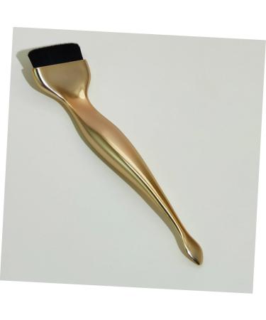 Portable Flat Head Plastic Foundation Brush with Spoon | Makeup Brush for Women | Miss Flat Brush 16.20X3.50X1.20CM - Shop Internationally - Buy Online on GoSupps.com