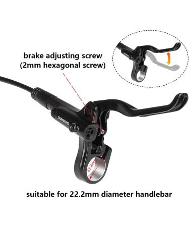 Shimano MT200 Hydraulic Brakes Set | Front 800mm & Rear 1400mm | Dual Disc Fits 160mm Rotors | Includes Rear Adapter | MTB Hydraulic Disc Brakes - Buy Online on GoSupps.com
