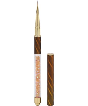 Manicure Liner Pen Nail Rhinestone Picker Dotting Pen Nail Art DIY Decoration Tool for Household Nail Shop (Orange stripes (middle pull cord)) - Buy Online on GoSupps.com