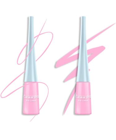 FAEYLI Waterproof Matte Liquid Eyeliner Pen | High Pigment Color | Pink, White, Black, Red, Brown, Green, Purple | Durable Formula | Eye Makeup - 02 - Buy Online on GoSupps.com