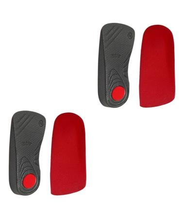 Gatuida 2 Pairs Half Shoe Lifts Orthotic Insoles Arch Support Orthopedic Heels for Women Running Insoles for Men Heel Insert Arch Support Insert O Legs Correction Shaping Women's