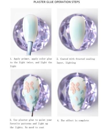 GAM-Belle Modeling Gel Nail Polish Art Design Plaster Effect 3D UV Gel Polish Professional Nail Painting Sculpture Gel Varnish - (Color: 03 Pink) - Buy Online on GoSupps.com