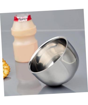 Buy Housoutil Stainless Steel Shaving Bowl | Shave Bowl with Lids for Shaving Cream & Soap | Perfect Mixing Bowl for Rich Lather - Buy Online on GoSupps.com