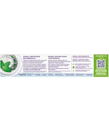 Signal Integral 8 Nature Elements Bicarbonate Toothpaste 75ml - Buy Online on GoSupps.com