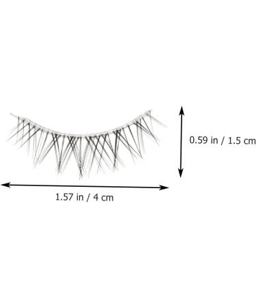 Baluue 10pairs Natural False Eyelashes Dense Eyelashes For Makeup Chic Accessories For Eyes Suitable For Parties Professional Applications - Buy Online on GoSupps.com