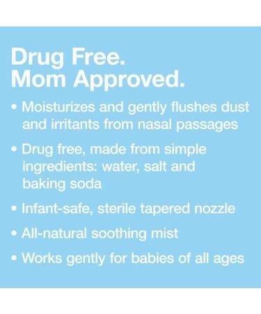 Simply Saline Nasal Mist Baby 1.6 oz (1 Pack) | Gentle Relief for Infant Congestion - Buy Online on GoSupps.com