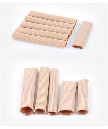 Xingsiyue Cuttable Toe Tubes (10 Pieces) - Silicone Toe Sleeves for Toe Pressure Pain Relief - Soft Gel Protectors for Corns and Calluses - M 15*1.8cm - Buy Online on GoSupps.com