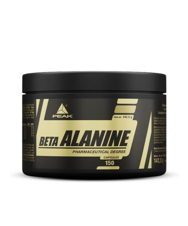 PEAK Beta Alanine - 150 capsules I amino acid I muscle training I muscle endurance I for daily use I pre-workout I high dose - Buy Online on GoSupps.com