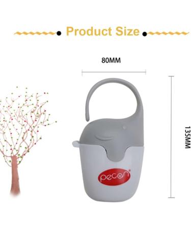 Shop Pingen Baby Pacifier Box BPA-Free Pacifier Holder Kit for Travel | 2PCs Pacifier Container - Buy Online on GoSupps.com