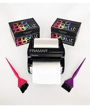 Framar Star Struck Silver Embossed Roll Medium Hair Foils - 320 ft - Buy Online on GoSupps.com