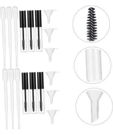 Healeved 2 Sets Mascara Tube Travel Bottles Mascara Storage Bottle Eyelash Wand Clear Plastic - Buy Online on GoSupps.com