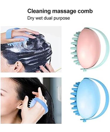 Ikaar Scalp Massage Brush Set - 2 Silicone Shampoo Brushes for Adults Children & Pets - Perfect for Wet & Dry Use | International Shipping - Buy Online on GoSupps.com