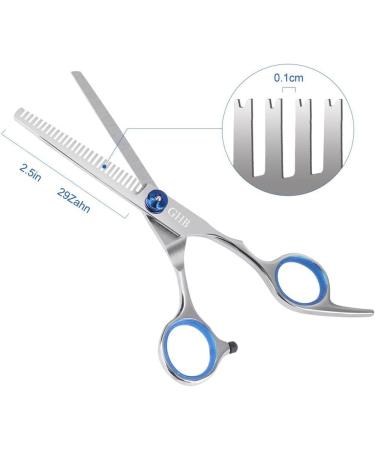 GHB Dog Hair Scissors - 5 Pack for Grooming & Coat Care | Thinning Scissors for All Dogs & Cats - Buy Online on GoSupps.com