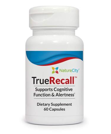 NatureCity True-Recall Brain & Memory Support Supplement, 60 Capsules