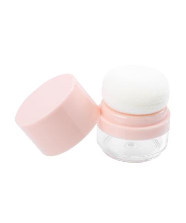 FRCOLOR 2pcs Box Compact Makeup Storage Case Bulk Makeup Travel Loose Powder Case Mirror Empty Box
