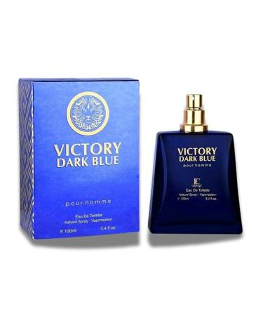 POUR HOMME VICTORY DARK BLUE EAU DE TOILETTE 3.4 FL. OZ Aromatic Fougere fragrance for Men. - Buy Online on GoSupps.com