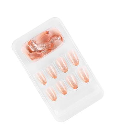 dijiusidy False Nail Fashionable Various Shapes Fingernail Full Coverage Strong Viscosity Adjustable Paster for Manicure Art 23 F741 23 1 count (Pack of 1)