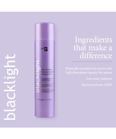Oligo Professionnel Blacklight Dry Shampoo 7 oz - Paraben Free Vegan All Hair Types - International Shipping Available - Buy Online on GoSupps.com