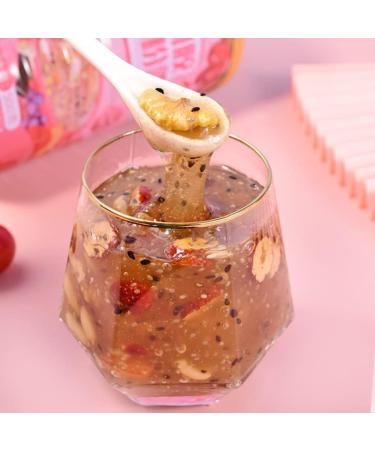 Chia Seeds Osmanthus Nuts Lotus Root Starch Soup Instant Brewed Meal Replacement Porridge Brewed Nut Lotus Root Starch Soup Nutritious and Healthy Breakfast (2 can) - Buy Online on GoSupps.com