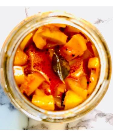 Ashoka Mango Pickle in Olive Oil - 300g (Pack of 2) | Authentic Indian Pickle with a Mediterranean Twist | Great Flavour | Spicy & Sour | Vegan - Buy Online on GoSupps.com