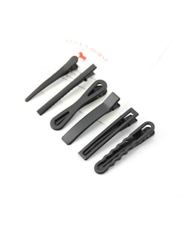 Yueton 12-Pack Black Matte Hair Clips - Alligator Clips for Ladies and Girls - Bride Headwear Edge Clip Bobby Pins - Buy Online on GoSupps.com