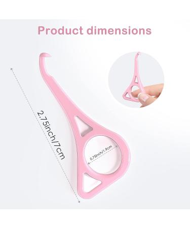 Aligner & Retainer Remover Tool Set - Ideal for Invisible Braces, Trays, Dentures - 2pcs Pink - Buy Online on GoSupps.com