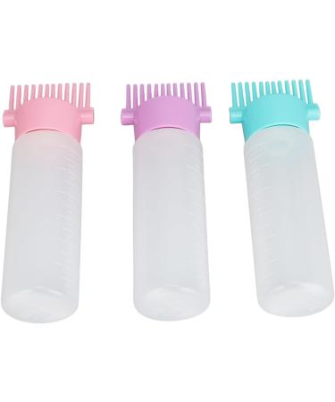 Root Comb Applicator Bottle for Hair Dye 6 Oz Easy to Use Precise Measuring Convenient Design Versatile Use and Reusable - with Comb Teeth for Dispensing Liquids - Buy Online on GoSupps.com