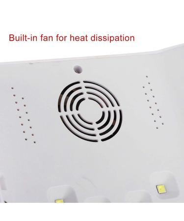 72W Rechargeable Nail Lamp - Professional Gel Polish Dryer with Digital Display for Home & Nail Studio (EU) - Buy Online on GoSupps.com