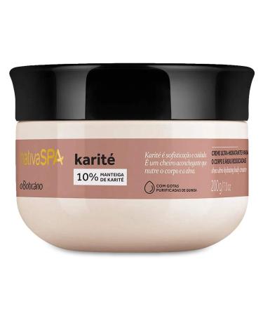 Linha Nativa Spa (Karite) Boticario - Cream Ultra Hidratante 200 g - (Boticario Nativa Spa (Karite) Collection - Ultra Moisturizing Cream 6.7 Fl oz)