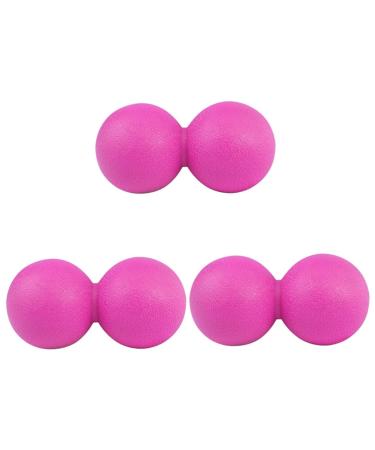 Tovinanna 3st massage ball for the body of deep tissue ball peanut-lacrosse-ball peanut ballball muscle knot ball Oersonut vibration roller roller ball for self-massage double ball roll