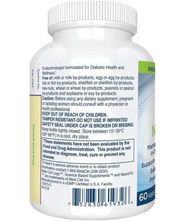 Neurofix Nerve Support Supplement - 60 Veg Capsules | Boost Nerve Health & Wellness | International Shipping Available - Buy Online on GoSupps.com