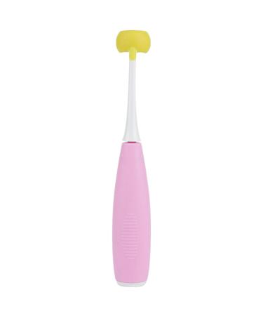 3-page electric children's toothbrush intelligent rechargeable USB tooth cleaning tool of the type Sonic all-inclusive toothbrush with soft bristles and replacement head (pink) toothbrush set - Buy Online on GoSupps.com