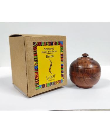 ANANYA FASHION & CRAFTS HUB Neroli Natural Solid Perfume Beeswax Long Lasting Body Fragrance Balm Solid State Eau De Perfum in Wooden Jar 6 gm - Buy Online on GoSupps.com