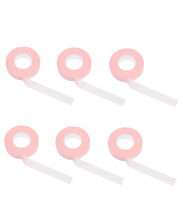 DOITOOL 30 Rolls Grafting Eyelash Tape Non-woven Fabric Make up Mascara 5.2X5.2X1.25CMx5pcs Pinkx5pcs