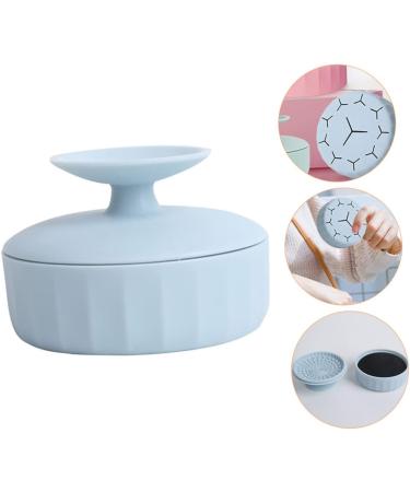 minkissy Makeup Makeup Brush Cleaning Box makeup brush cleaning pad brush cleaning pads silicone brush cleaning pad silicone hair brush makeup cleaning bowl Silica gel foldable Pads - Buy Online on GoSupps.com