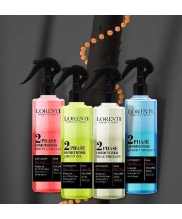  Lorenti LORENTI TOKYO & SEOUL 2Phase Biotin & Collagen Hair Conditioner 400ml | Hair Treatment | Spray Treatment | Detangling Spray Care for Normal to Dry Hair | - Buy Online on GoSupps.com