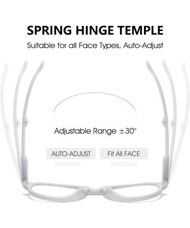 Vevesmundo Blue Light Filter Folding Reading Glasses Compact Stylish & Portable 3-Piece Set for Men & Women - Buy Online on GoSupps.com