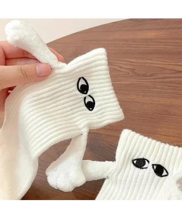 ROJADA Magnetic Hand Holding Couple Socks - Novelty Funny Gifts for Couples, Lovers, Friends and Parents - Buy Online on GoSupps.com
