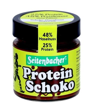 Seitenbacher | Hazelnut Spread | 48% Hazelnuts | 25% Protein | Palm Oil Free | Vegetarian | Pack of 6 (6 x 200g)