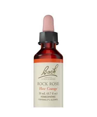 Bach Original Flower Remedy Dropper 20 ml Flower Essence, Rock Rose, 0.7 Fl Oz