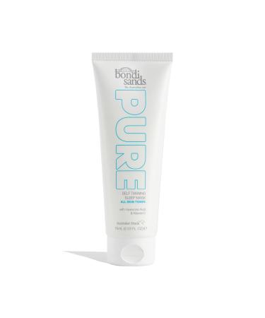 Bondi Sands PURE Self-Tanning Sleep Mask | Hydrates with Hyaluronic Acid for a Glowing Tan, Fragrance Free, Cruelty Free, Vegan | 2.53 Oz/75 mL - Buy Online on GoSupps.com