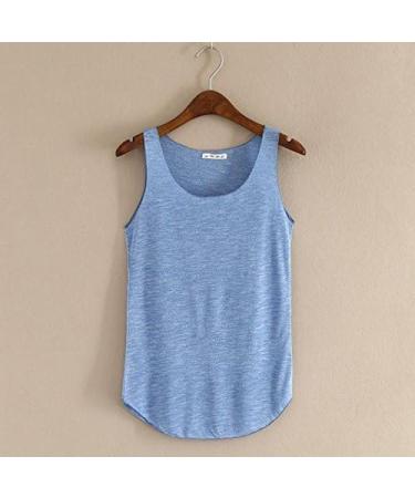 Aniywn Women's Workout Tank Top - Casual Racerback Yoga Shirt | Activewear Sport Vest for Gym - X-Large, Z-blue - Buy Online on GoSupps.com